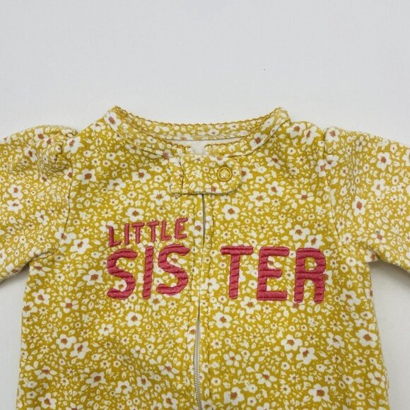 Child of Mine Carters Baby 0-3 Months Little Sister Sleep & Play One Piece 376 - Picture 4 of 7